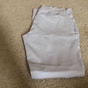 Guess silver skinny work slacks size M